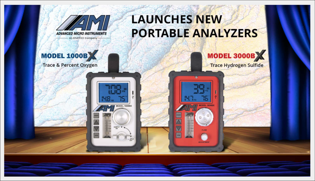 Model 1000BX Portable Oxygen Analyzer and Model 3000BX Portable H2S Analyzer