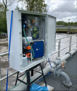 Aquamonitrix NO2 and NO3 Monitoring in Aeration Basin